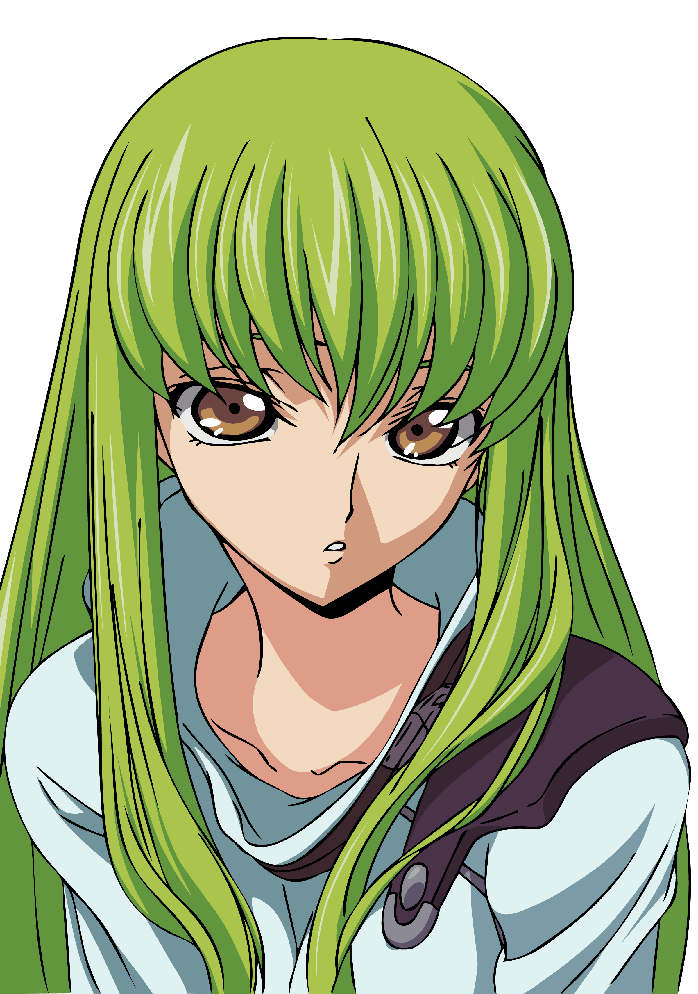 code geass c.c. transparent png vector trace | #25247 | yande.re